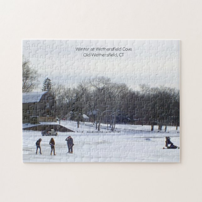 Wintertime Fun - Wethersfield, CT Puzzle (Horizontal)