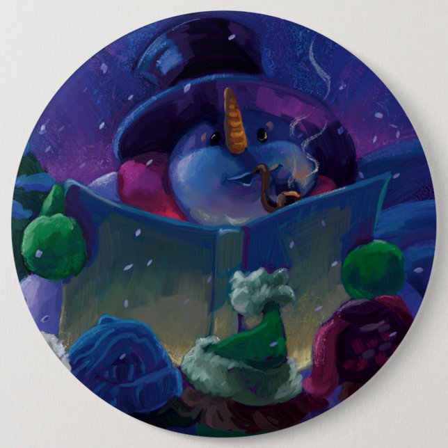 Wintertime Reading Button (Vorderseite)