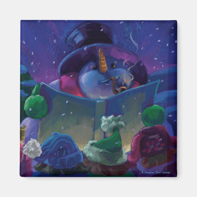 Wintertime Reading Magnet (Vorne)