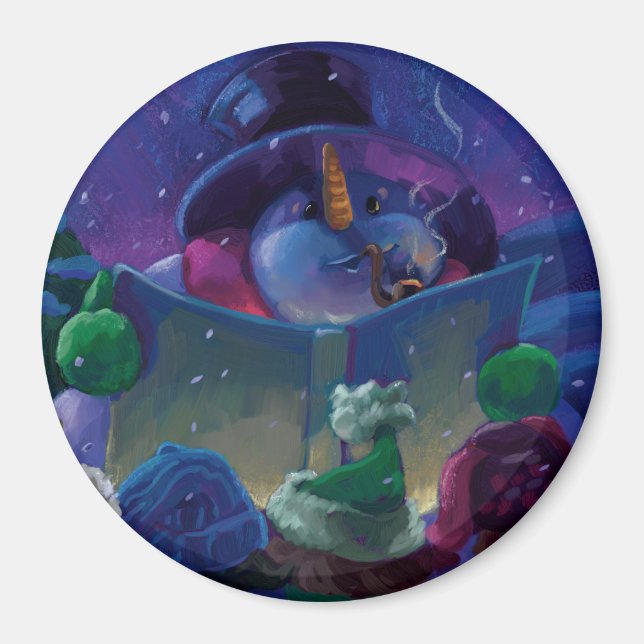 Wintertime Reading Magnet (Vorne)