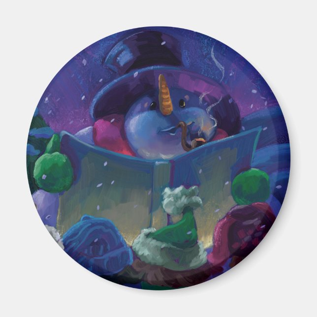 Wintertime Reading Magnet (Vorne)