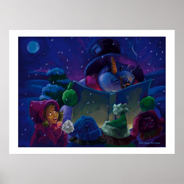 Wintertime Reading Poster (Vorne)