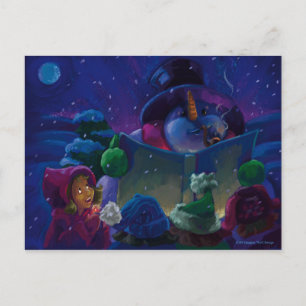 Wintertime Reading Postkarte