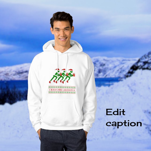 Wintertrainings für Weihnachtssportler Hoodie (Von Creator hochgeladen)