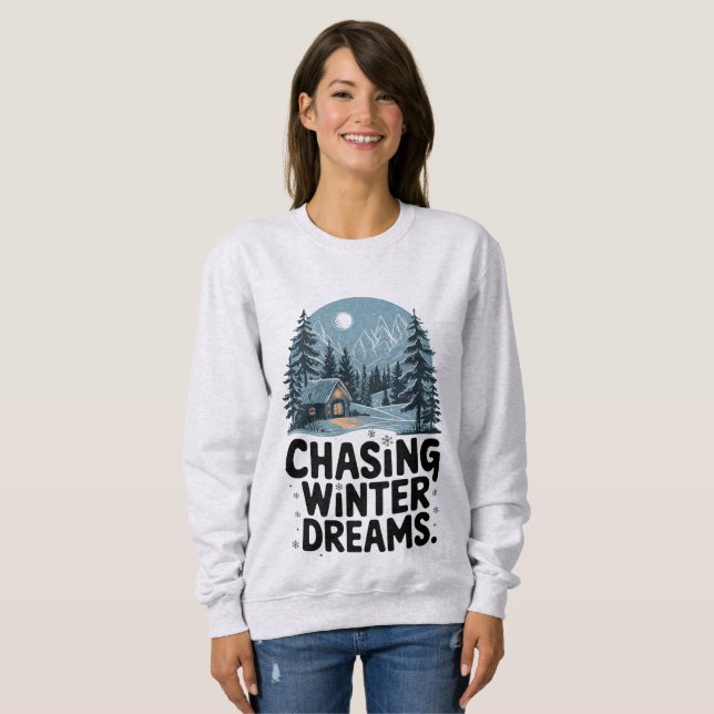 Winterträume Sweatshirt (Vorne ganz)