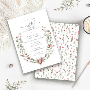 Winterüberraschung Party Grüne 100. Geburtstag Einladung