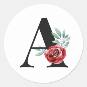 Winterurlaub Anfangsbuchstaben Aufkleber Buchstabe