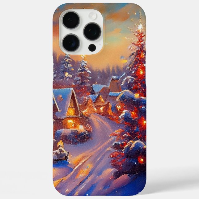 Winterurlaub Case-Mate iPhone Hülle (Rückseite)