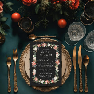 Winterurlaub Elegantes Weihnachtsfest - Brautparty Einladung