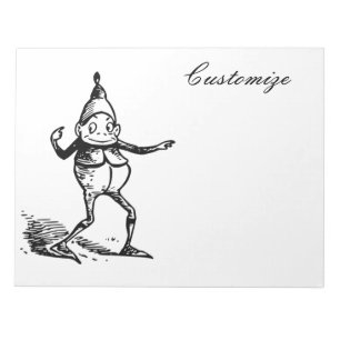 Winterurlaub Elf Gnome Thunder_Cove Notizblock