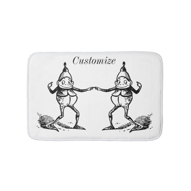 Winterurlaub Elf Gnomes Thunder_Cove Badematte (Vorderseite)