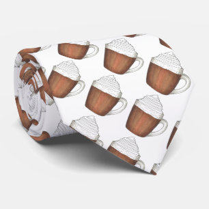 Winterurlaub Getränke Heiße Schokolade Kakao Feins Krawatte