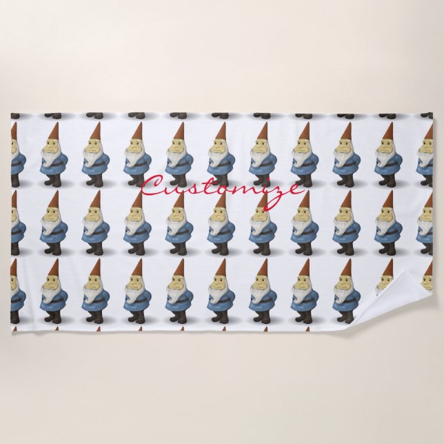 Winterurlaub Gnome Thunder_Cove Strandtuch (Vorderseite)