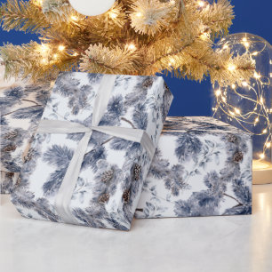 Winterurlaub im Aquarell Geschenkpapier