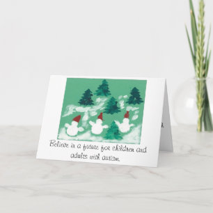 Winterurlaub-Karte Feiertagskarte