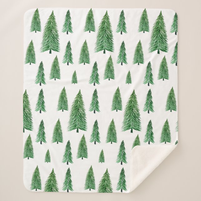 Winterurlaub Land Schönheit Sherpadecke (Vorderseite)