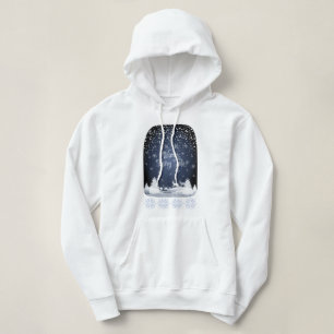 Winterurlaub Märchen Fantasy Snowy Forest Hoodie