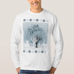 Winterurlaub Märchen Fantasy Snowy Forest T-Shirt