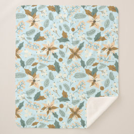 Winterurlaub Poinsettia Sherpadecke