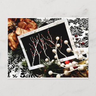 Winterurlaub-Postkarte Feiertagspostkarte