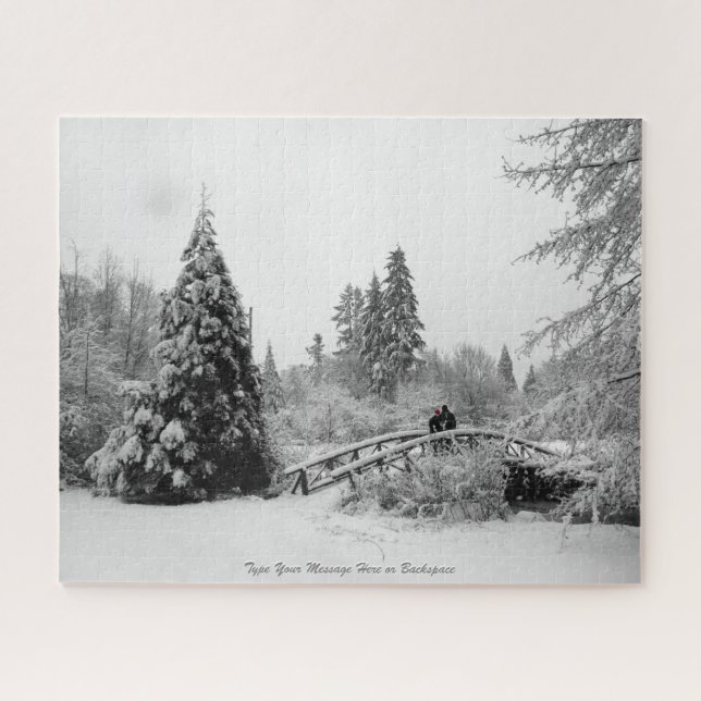 Winterurlaub Puzzle Winter Landschaft Ristorante d (Horizontal)