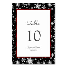 Winterurlaub Schneeflocken Rotes Buffalo Hochzeit