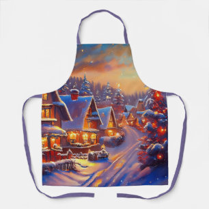 Winterurlaub Schürze