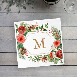 Winterurlaub Serviette