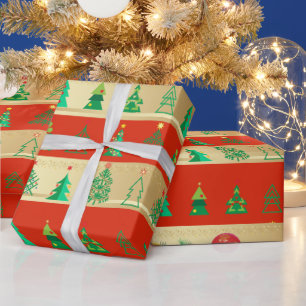 Winterurlaubsgeschenke Dekoration Weihnachtsbaum Geschenkpapier
