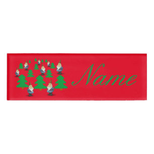Winterurlaubsnomaden Weihnachtsbaume Thunder_Cove Namenschild