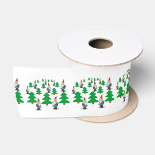 Winterurlaubsnomaden Weihnachtsbaume Thunder_Cove Satinband