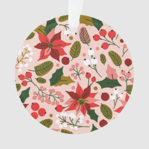 Winterurlaubsverzierung in Poinsettia Ornament