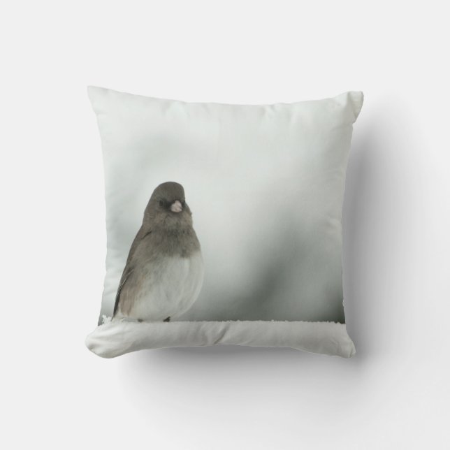 Wintervogel Kissen (Vorderseite)