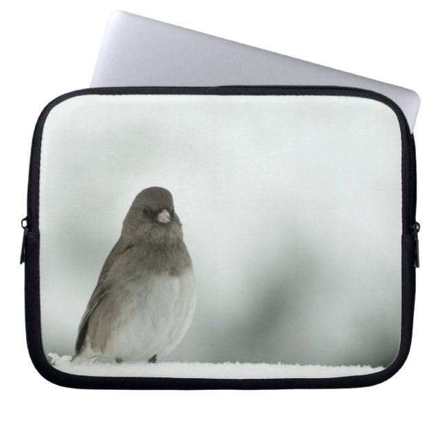 Wintervogel Laptopschutzhülle (Vorderseite)