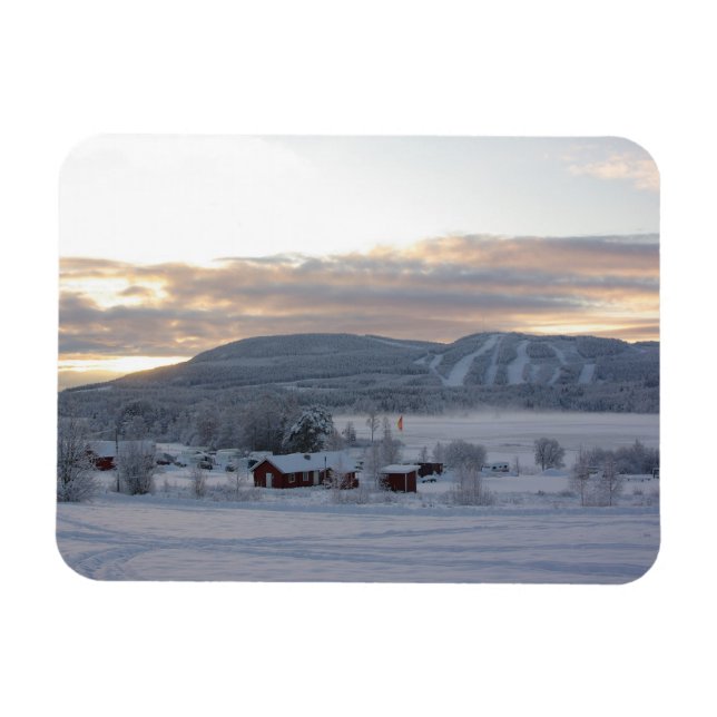 Wintervormittag #1 magnet (Horizontal)