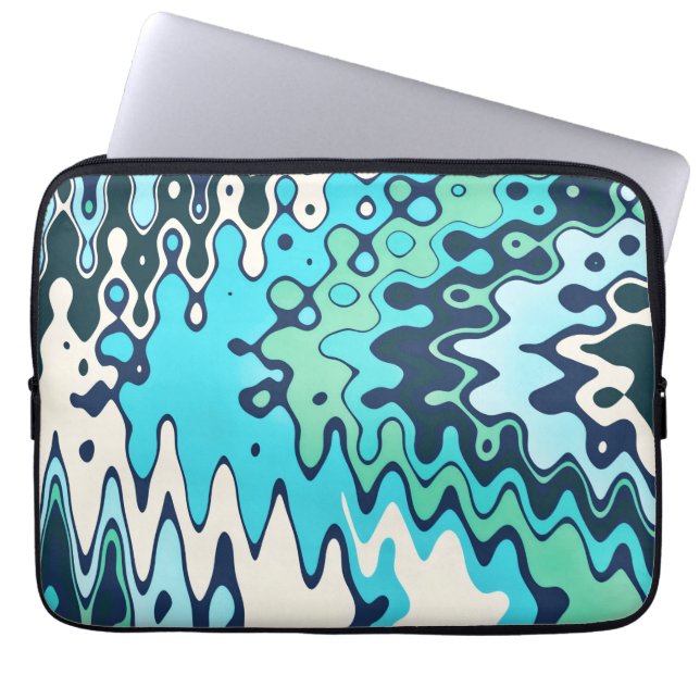 Wintervormittag Laptopschutzhülle (Vorderseite)