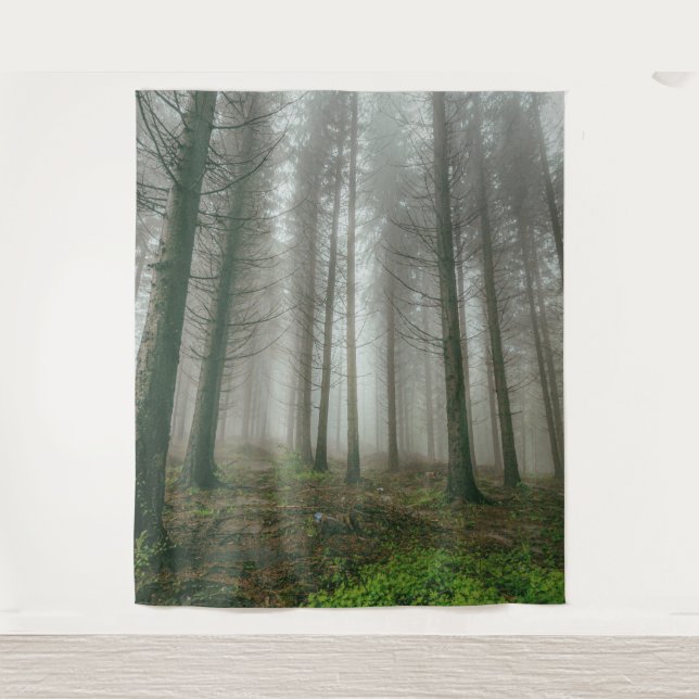 Winterwald #11 wandteppich (Vorderseite)