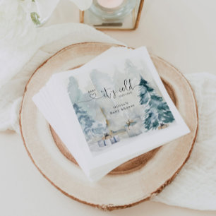 Winterwald Babydusche Serviette
