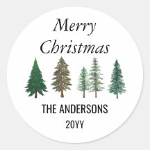 Winterwald Elegante Pine Trees Weihnachten