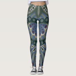 Winterwald - Feathered Paisley Leggings