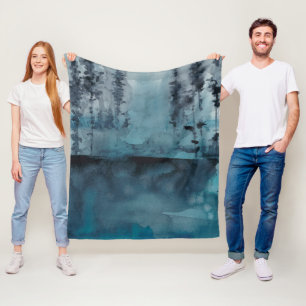 Winterwald Fleecedecke