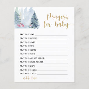 Winterwald - Party   Gebete für Baby