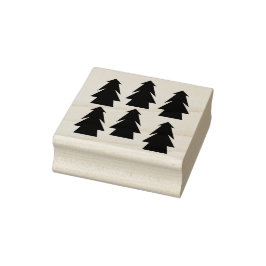 Winterwald Samurai Wald Pine Tree Rubber Briefmark Gummistempel