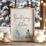 Winterwald-Sanierungs-Station Poster<br><div class="desc">Winterwald Sanierungsstation Poster. Matching-Elemente verfügbar.</div>