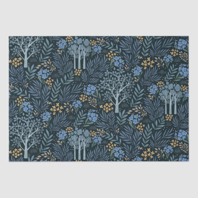 Winterwald Seidenpapier (Vorderseite)