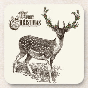 Winterwald Weihnachten Getränkeuntersetzer