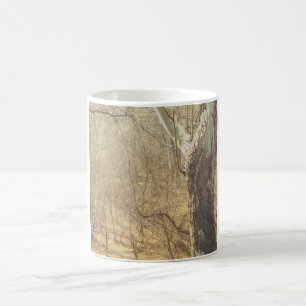 Winterwaldbäume Kaffeetasse
