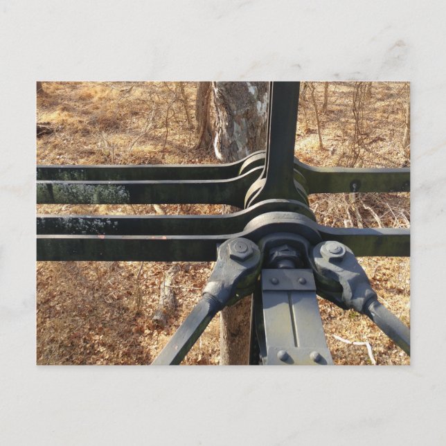 Winterwaldbrücke Postkarte (Vorderseite)