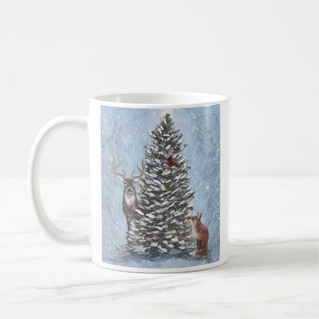 Winterwaldland-Tasse Kaffeetasse (Links)