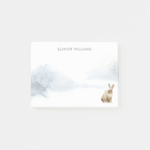 Winterwaldlandschaft Post-it Klebezettel